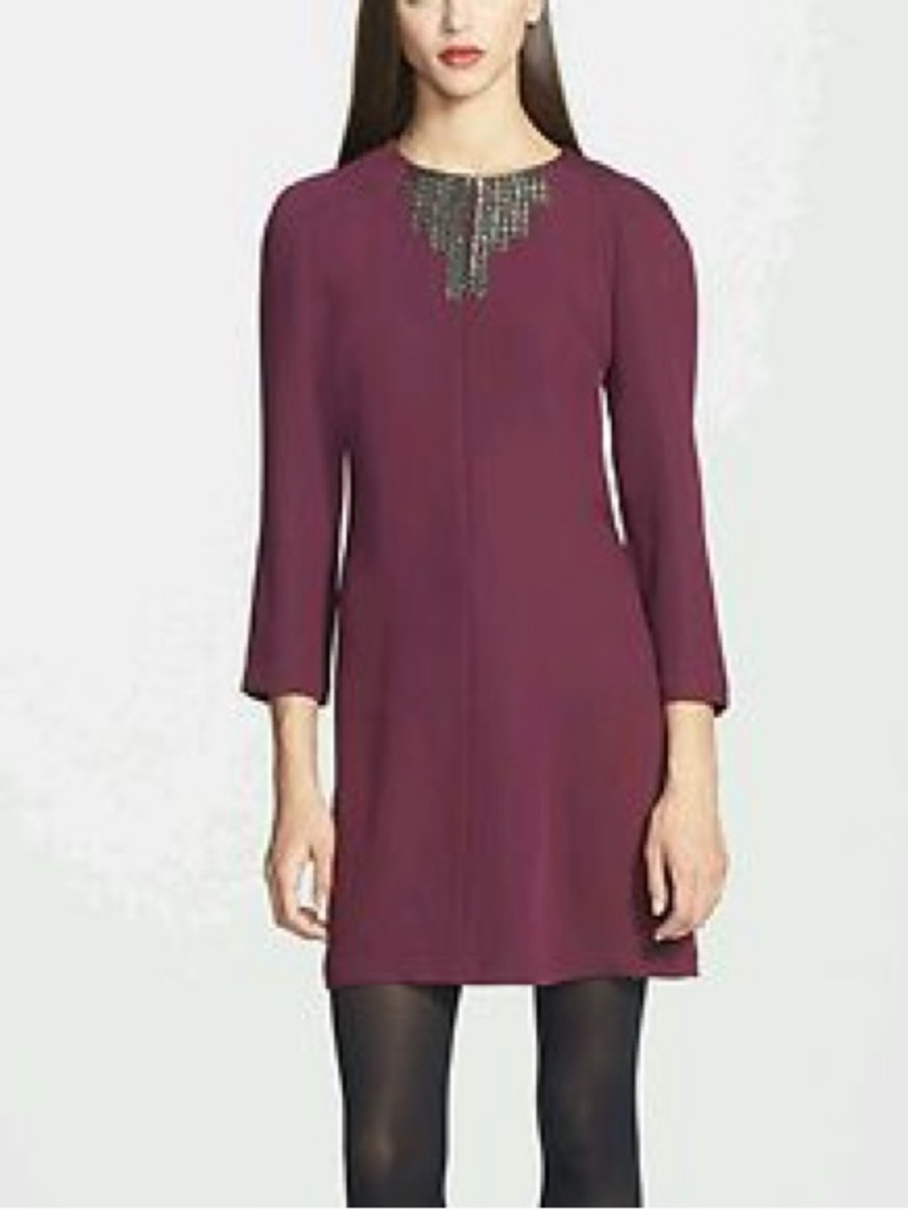 Ted Baker Beaded Purple Peupil Dress 2